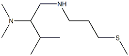 [2-(dimethylamino)-3-methylbutyl][3-(methylsulfanyl)propyl]amine Struktur