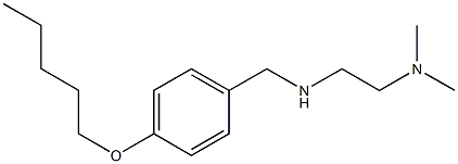 [2-(dimethylamino)ethyl]({[4-(pentyloxy)phenyl]methyl})amine Struktur