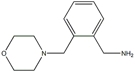 [2-(morpholin-4-ylmethyl)phenyl]methanamine Struktur