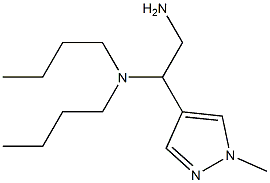 [2-amino-1-(1-methyl-1H-pyrazol-4-yl)ethyl]dibutylamine Struktur