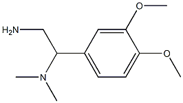 [2-amino-1-(3,4-dimethoxyphenyl)ethyl]dimethylamine Struktur