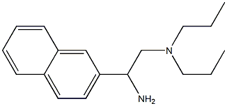 [2-amino-2-(naphthalen-2-yl)ethyl]dipropylamine Struktur