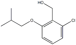 [2-chloro-6-(2-methylpropoxy)phenyl]methanol Struktur