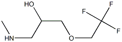 [2-hydroxy-3-(2,2,2-trifluoroethoxy)propyl](methyl)amine Struktur