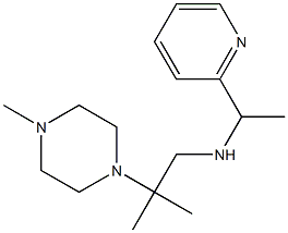 [2-methyl-2-(4-methylpiperazin-1-yl)propyl][1-(pyridin-2-yl)ethyl]amine Struktur