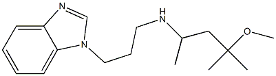 [3-(1H-1,3-benzodiazol-1-yl)propyl](4-methoxy-4-methylpentan-2-yl)amine Struktur