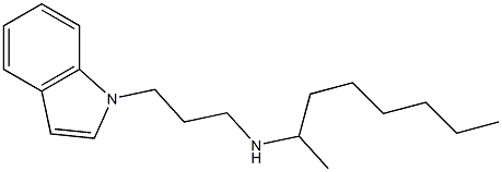 [3-(1H-indol-1-yl)propyl](octan-2-yl)amine Struktur