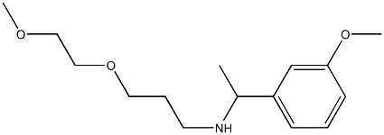 [3-(2-methoxyethoxy)propyl][1-(3-methoxyphenyl)ethyl]amine Struktur