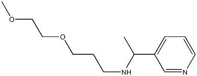 [3-(2-methoxyethoxy)propyl][1-(pyridin-3-yl)ethyl]amine Struktur