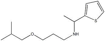 [3-(2-methylpropoxy)propyl][1-(thiophen-2-yl)ethyl]amine Struktur