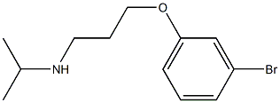 [3-(3-bromophenoxy)propyl](propan-2-yl)amine Struktur