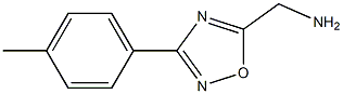 [3-(4-methylphenyl)-1,2,4-oxadiazol-5-yl]methanamine Struktur