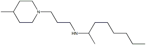 [3-(4-methylpiperidin-1-yl)propyl](octan-2-yl)amine Struktur