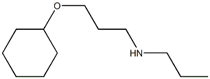 [3-(cyclohexyloxy)propyl](propyl)amine Struktur