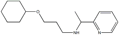 [3-(cyclohexyloxy)propyl][1-(pyridin-2-yl)ethyl]amine Struktur