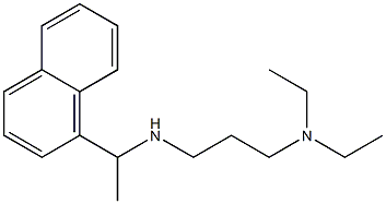 [3-(diethylamino)propyl][1-(naphthalen-1-yl)ethyl]amine Struktur