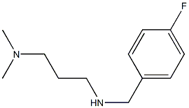 [3-(dimethylamino)propyl][(4-fluorophenyl)methyl]amine Struktur