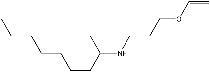 [3-(ethenyloxy)propyl](nonan-2-yl)amine Struktur