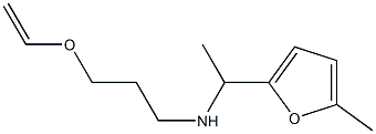 [3-(ethenyloxy)propyl][1-(5-methylfuran-2-yl)ethyl]amine Struktur