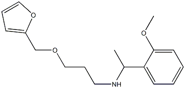 [3-(furan-2-ylmethoxy)propyl][1-(2-methoxyphenyl)ethyl]amine Struktur