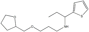 [3-(oxolan-2-ylmethoxy)propyl][1-(thiophen-2-yl)propyl]amine Struktur