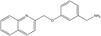 [3-(quinolin-2-ylmethoxy)phenyl]methanamine Struktur