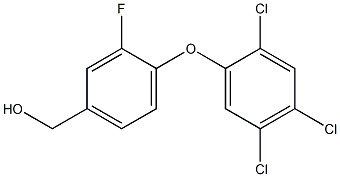 [3-fluoro-4-(2,4,5-trichlorophenoxy)phenyl]methanol Struktur