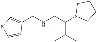 [3-methyl-2-(pyrrolidin-1-yl)butyl](thiophen-3-ylmethyl)amine Struktur