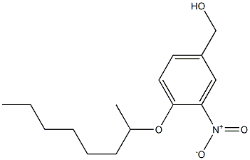 [3-nitro-4-(octan-2-yloxy)phenyl]methanol Struktur