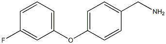 [4-(3-fluorophenoxy)phenyl]methanamine Struktur