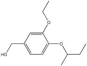 [4-(butan-2-yloxy)-3-ethoxyphenyl]methanol Struktur