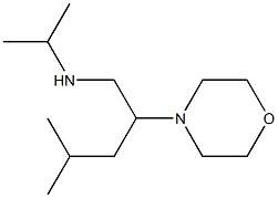 [4-methyl-2-(morpholin-4-yl)pentyl](propan-2-yl)amine Struktur