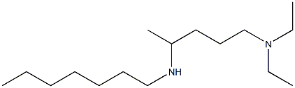 [5-(diethylamino)pentan-2-yl](heptyl)amine Struktur