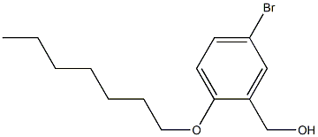 [5-bromo-2-(heptyloxy)phenyl]methanol Struktur