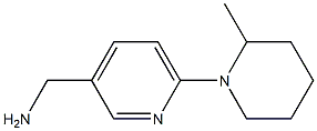 [6-(2-methylpiperidin-1-yl)pyridin-3-yl]methylamine Struktur