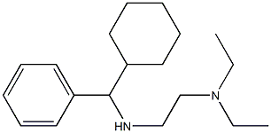 [cyclohexyl(phenyl)methyl][2-(diethylamino)ethyl]amine Struktur