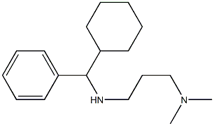 [cyclohexyl(phenyl)methyl][3-(dimethylamino)propyl]amine Struktur