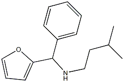 [furan-2-yl(phenyl)methyl](3-methylbutyl)amine Struktur