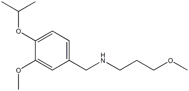 {[3-methoxy-4-(propan-2-yloxy)phenyl]methyl}(3-methoxypropyl)amine Struktur