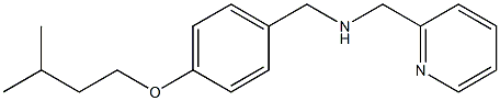 {[4-(3-methylbutoxy)phenyl]methyl}(pyridin-2-ylmethyl)amine Struktur