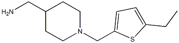 {1-[(5-ethylthiophen-2-yl)methyl]piperidin-4-yl}methanamine Struktur