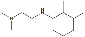 {2-[(2,3-dimethylcyclohexyl)amino]ethyl}dimethylamine Struktur