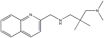 {2-[(dimethylamino)methyl]-2-methylpropyl}(quinolin-2-ylmethyl)amine Struktur