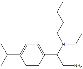 {2-amino-1-[4-(propan-2-yl)phenyl]ethyl}(butyl)ethylamine Struktur