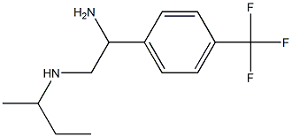 {2-amino-2-[4-(trifluoromethyl)phenyl]ethyl}(methyl)propan-2-ylamine Struktur