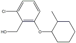 {2-chloro-6-[(2-methylcyclohexyl)oxy]phenyl}methanol Struktur