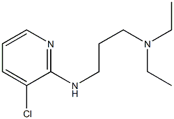 {3-[(3-chloropyridin-2-yl)amino]propyl}diethylamine Struktur