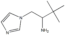 1-(1H-imidazol-1-yl)-3,3-dimethylbutan-2-amine Struktur