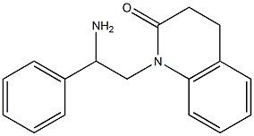 1-(2-amino-2-phenylethyl)-3,4-dihydroquinolin-2(1H)-one Struktur