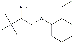 1-(2-amino-3,3-dimethylbutoxy)-2-ethylcyclohexane Struktur